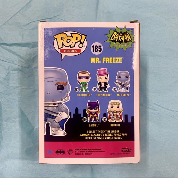 VAULTED Funko Pop! Mr. Freeze #185 Batman Classic TV Series DC Comics - Picture 3 of 7
